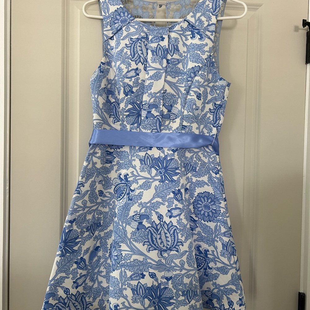 Blue Floral Dress